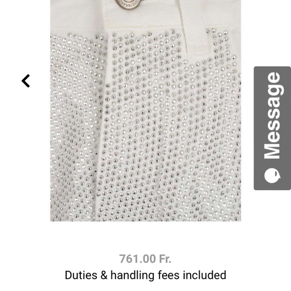 Studded White Golden Goose Jeans - Picture 13 of 13